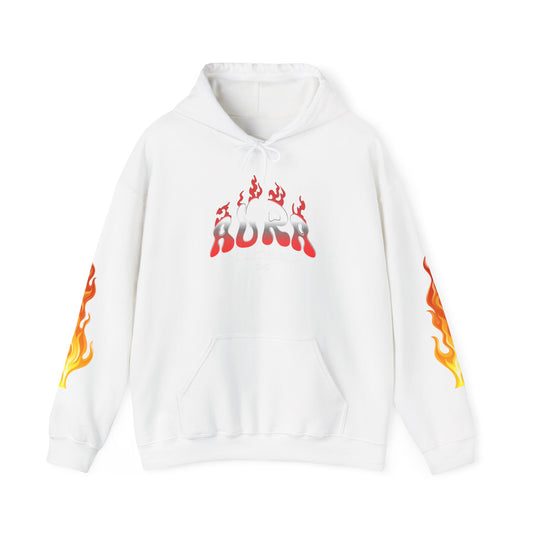 Bold Flame Graphic Unisex Hoodie - Perfect for Streetwear Enthusiasts